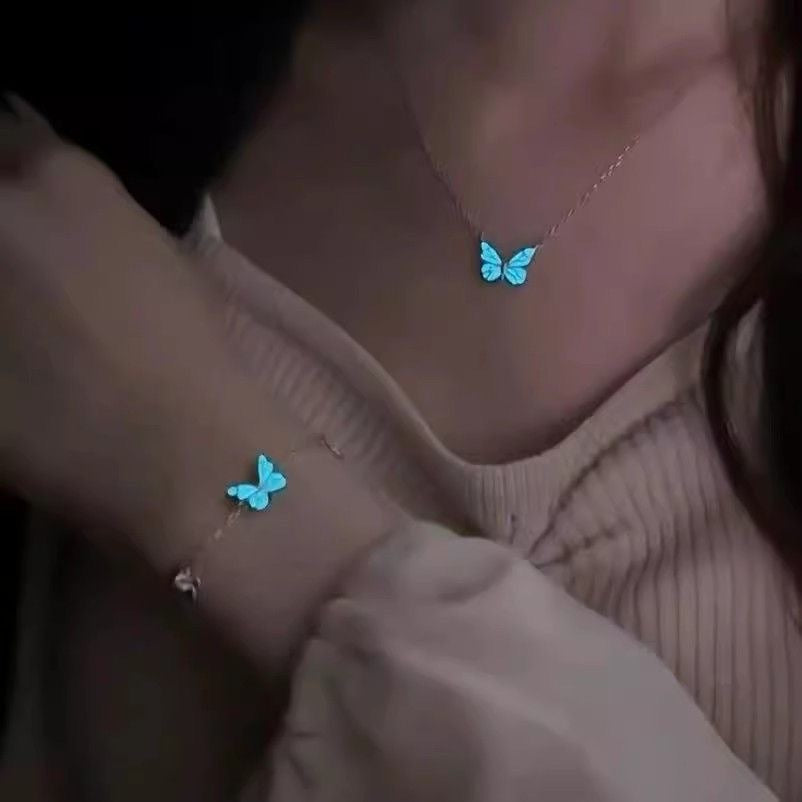 Glow Butterfly Necklace