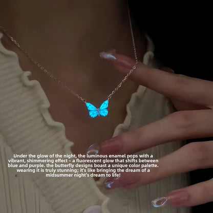 Glow Butterfly Necklace