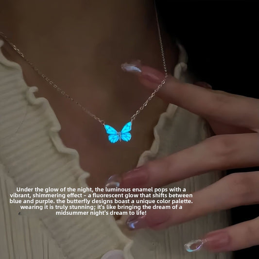 Glow Butterfly Necklace